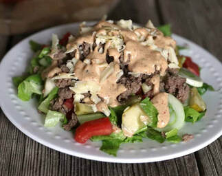Cheeseburger salad recipe