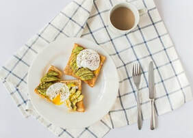 Avocado toast with eggs recipe