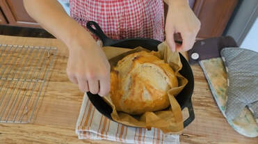 No-knead artisan bread recipe